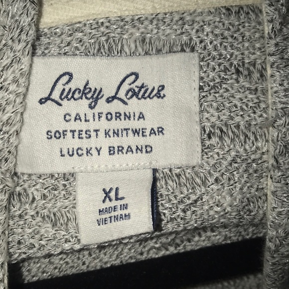 🔥Lucky brand Lotus tassel cardigan🔥🔥🔥🔥 - Picture 5 of 5